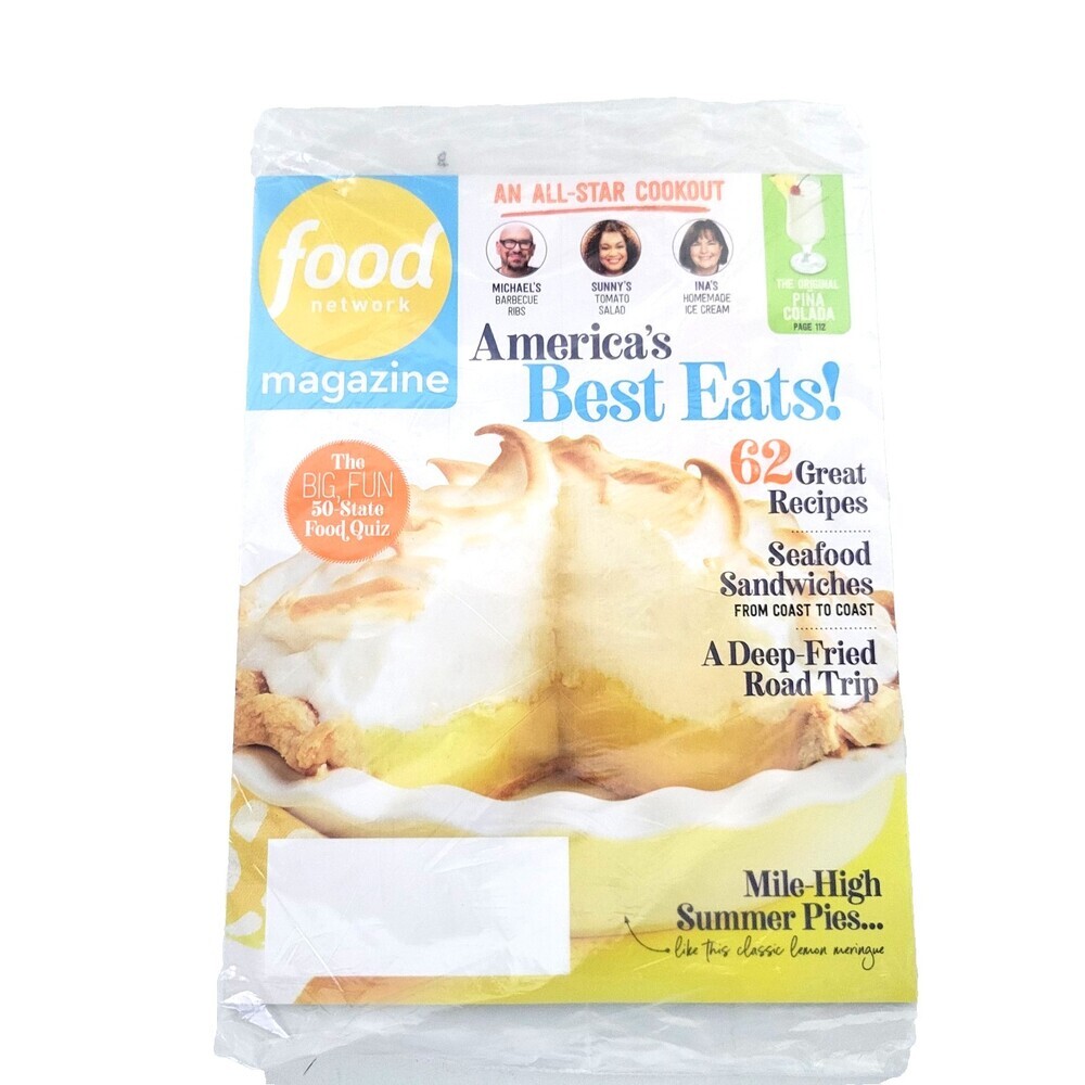 Food Network Magazine July/Aug 2022 NEW America's Best Eats! 62 Great Recipes